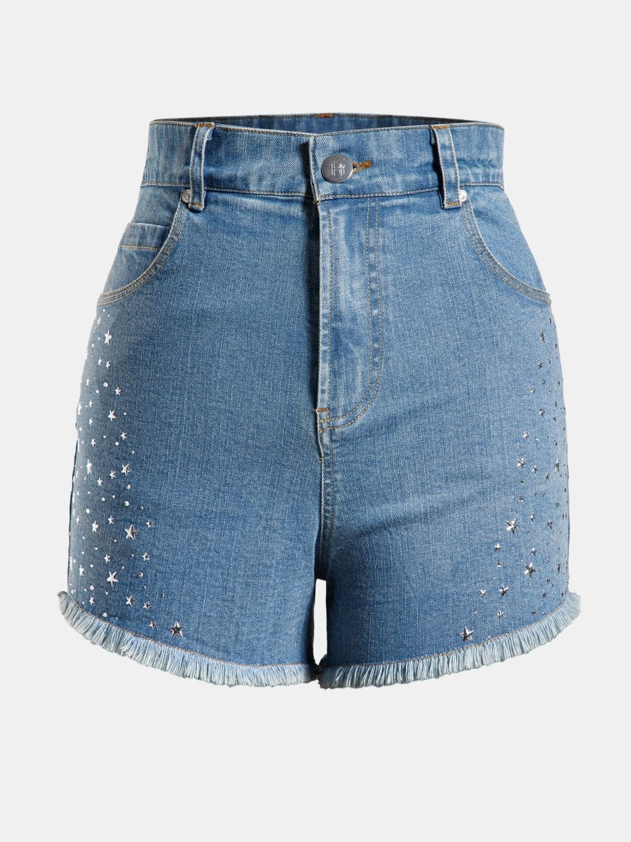 Real n Rare Denim Shorts - Light Blue - REAL n RARE