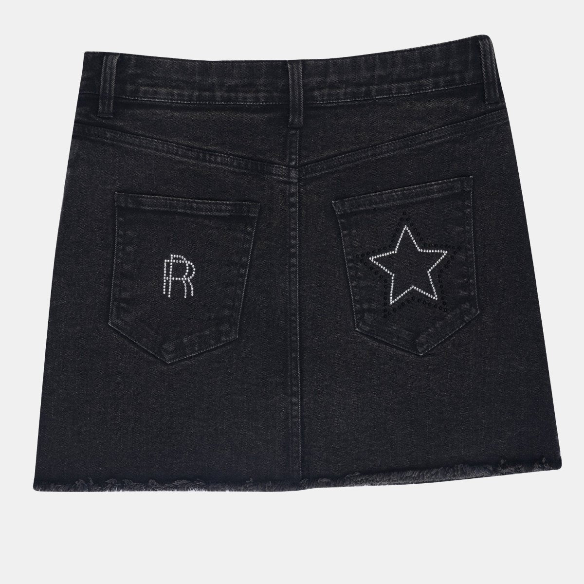 Real n Rare Denim Skirt Light Black - REAL n RARE