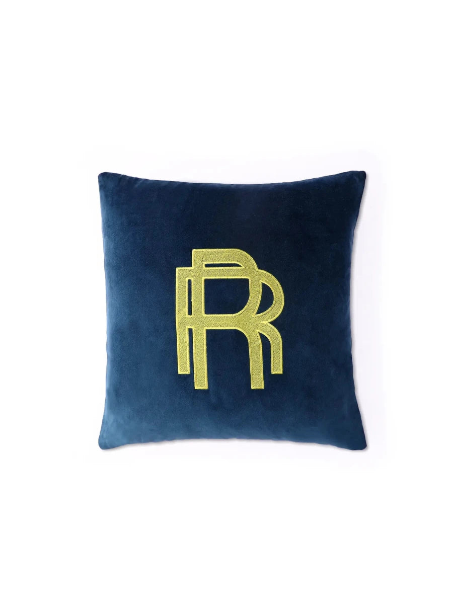 RR Logo Cushion Cover - Blue - REAL n RARE