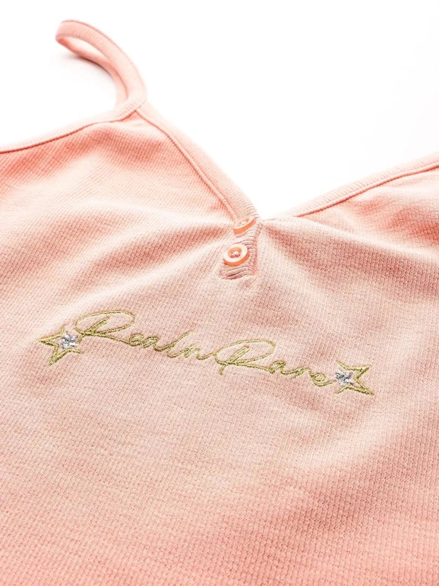 Salmon Pink Reckless Backless Top - REAL n RARE