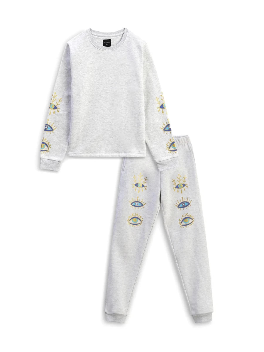 Sun & Moon Co - ord Set - Grey Sky - REAL n RARE