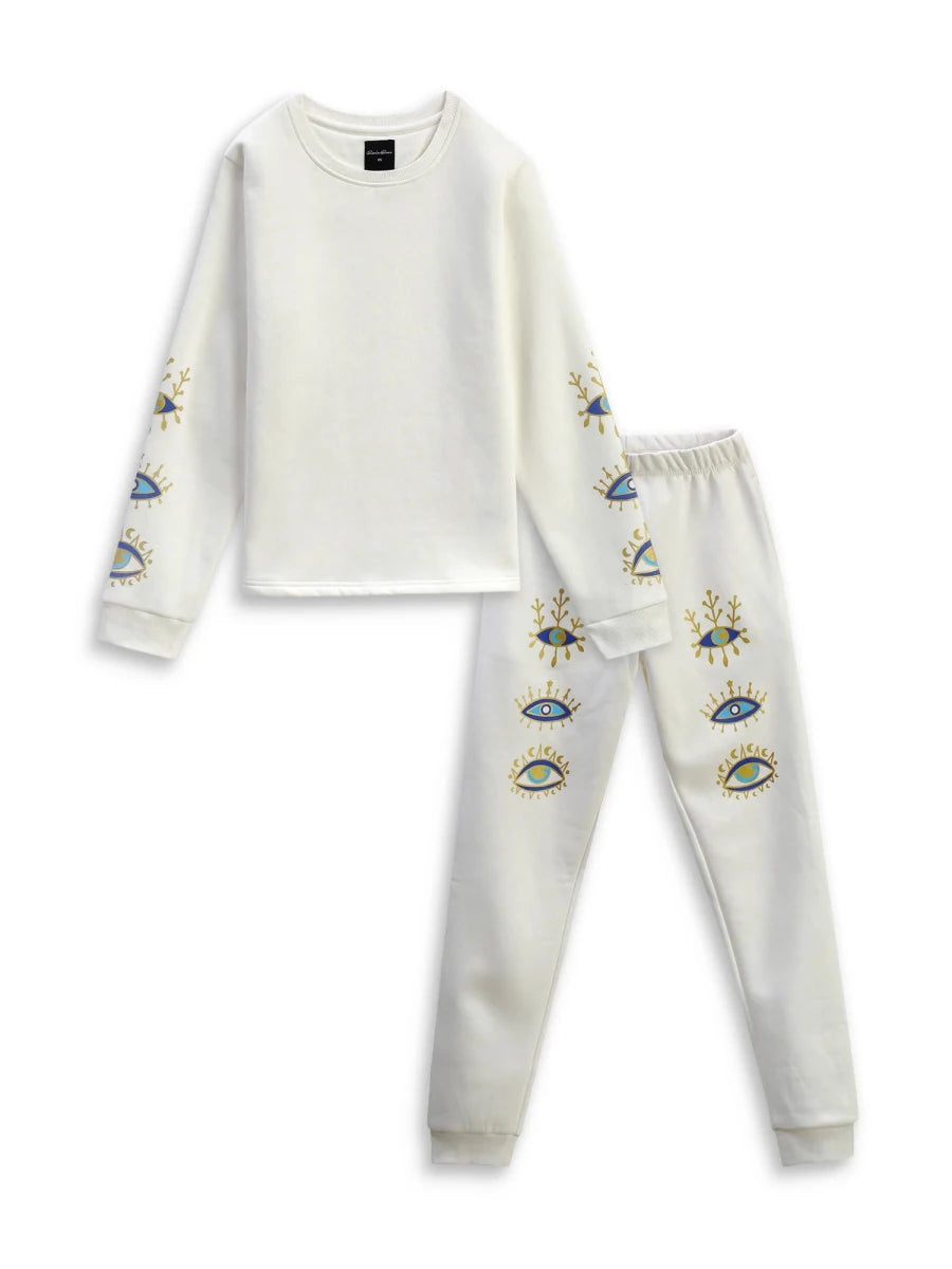 Sun & Moon Co - ord Set - White Sky - REAL n RARE